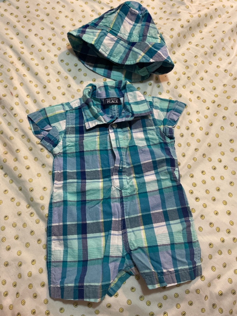plaid onesie